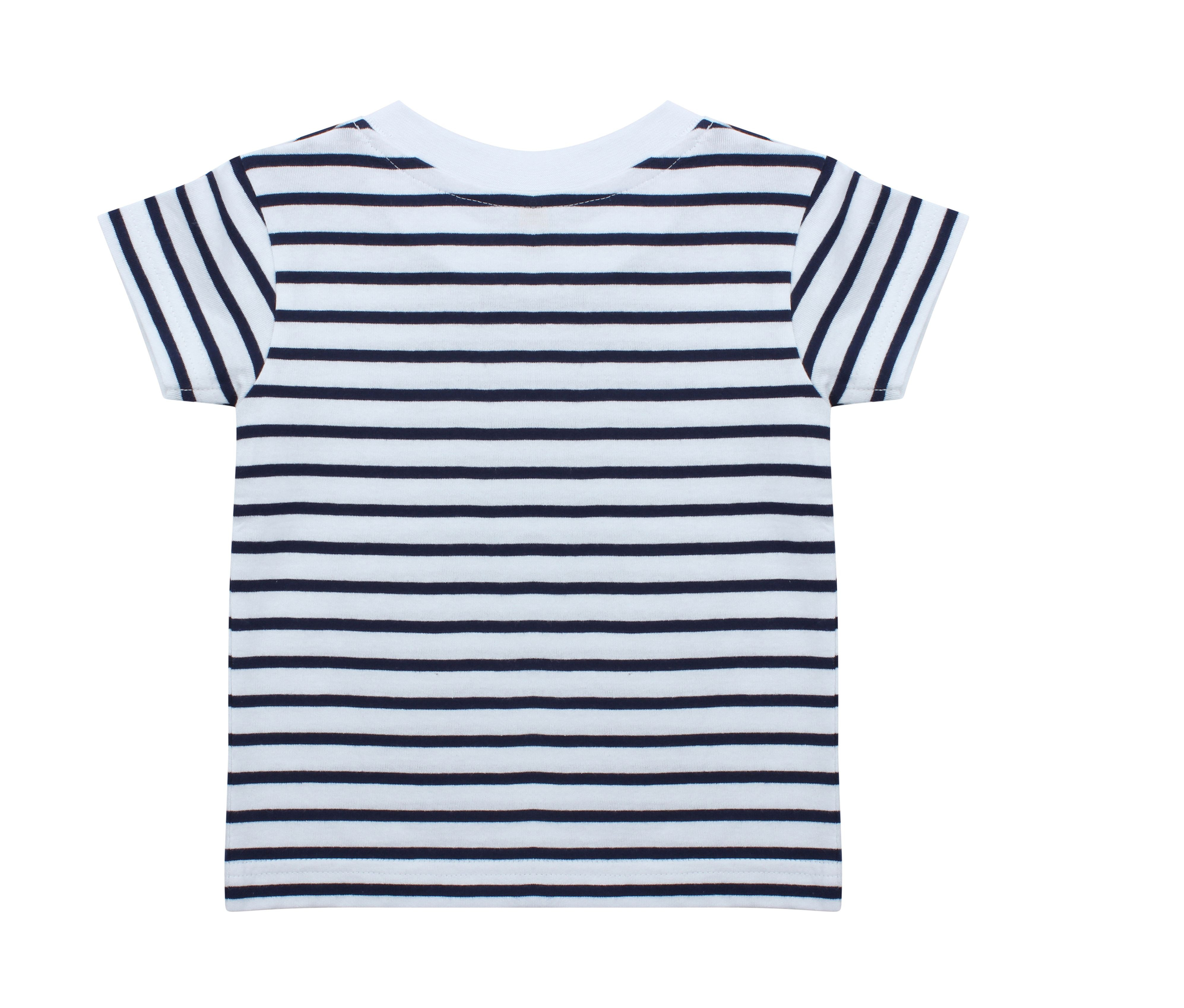 KIDS STRIPED CREW NECK T SHIRT