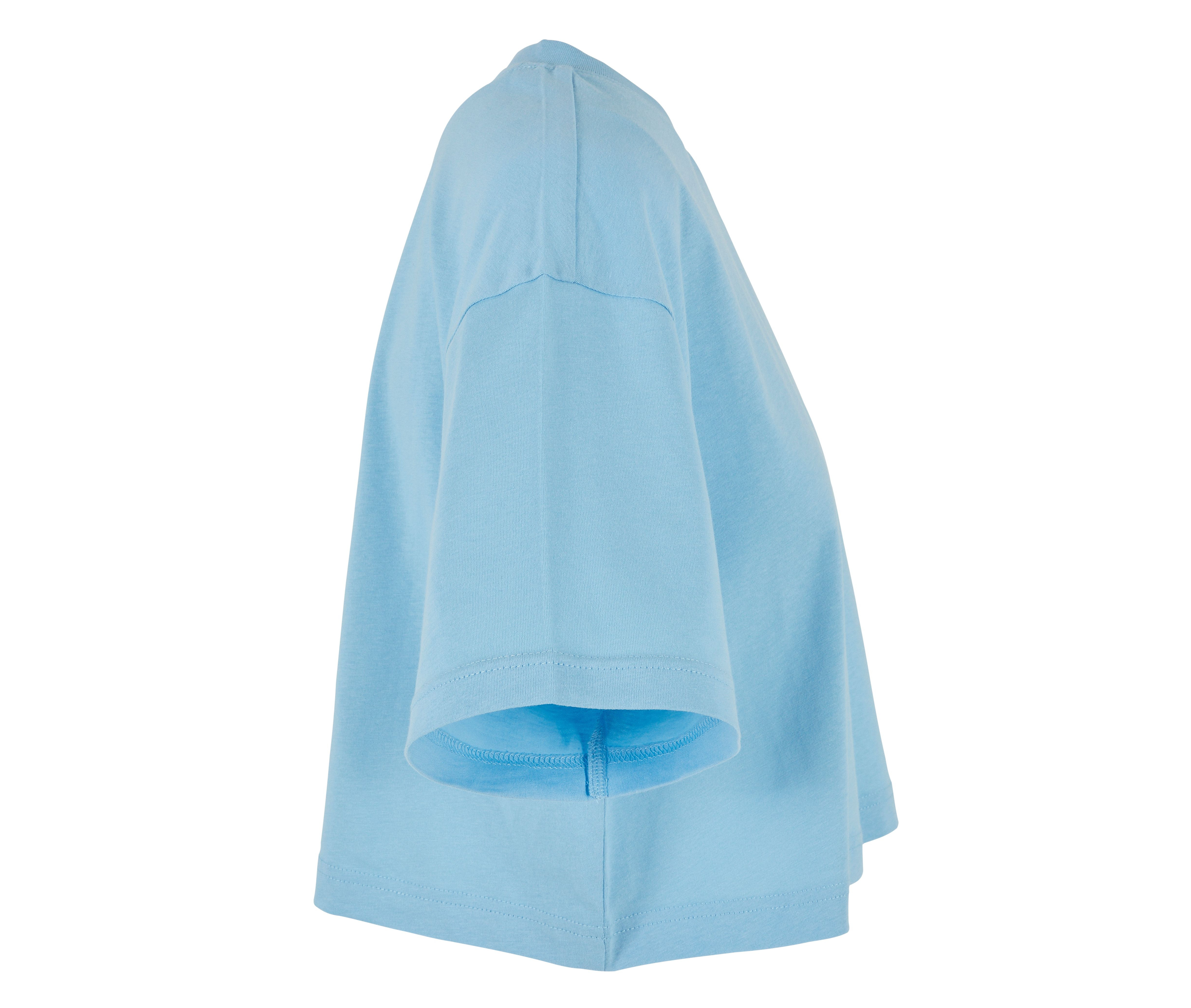 LADIES SHORT OVERSIZED TEE