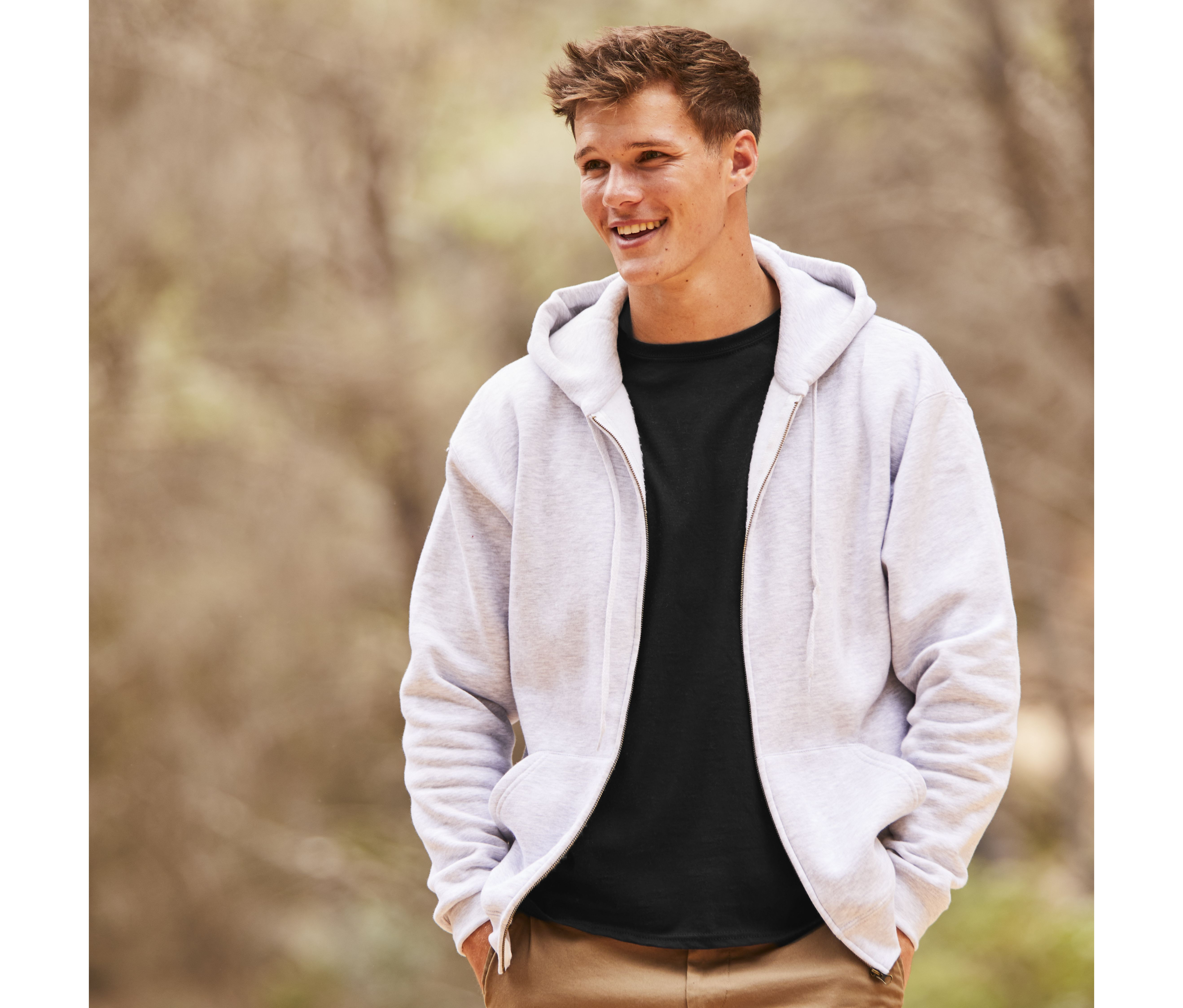 PREMIUM HOODED SWEAT JACKET
