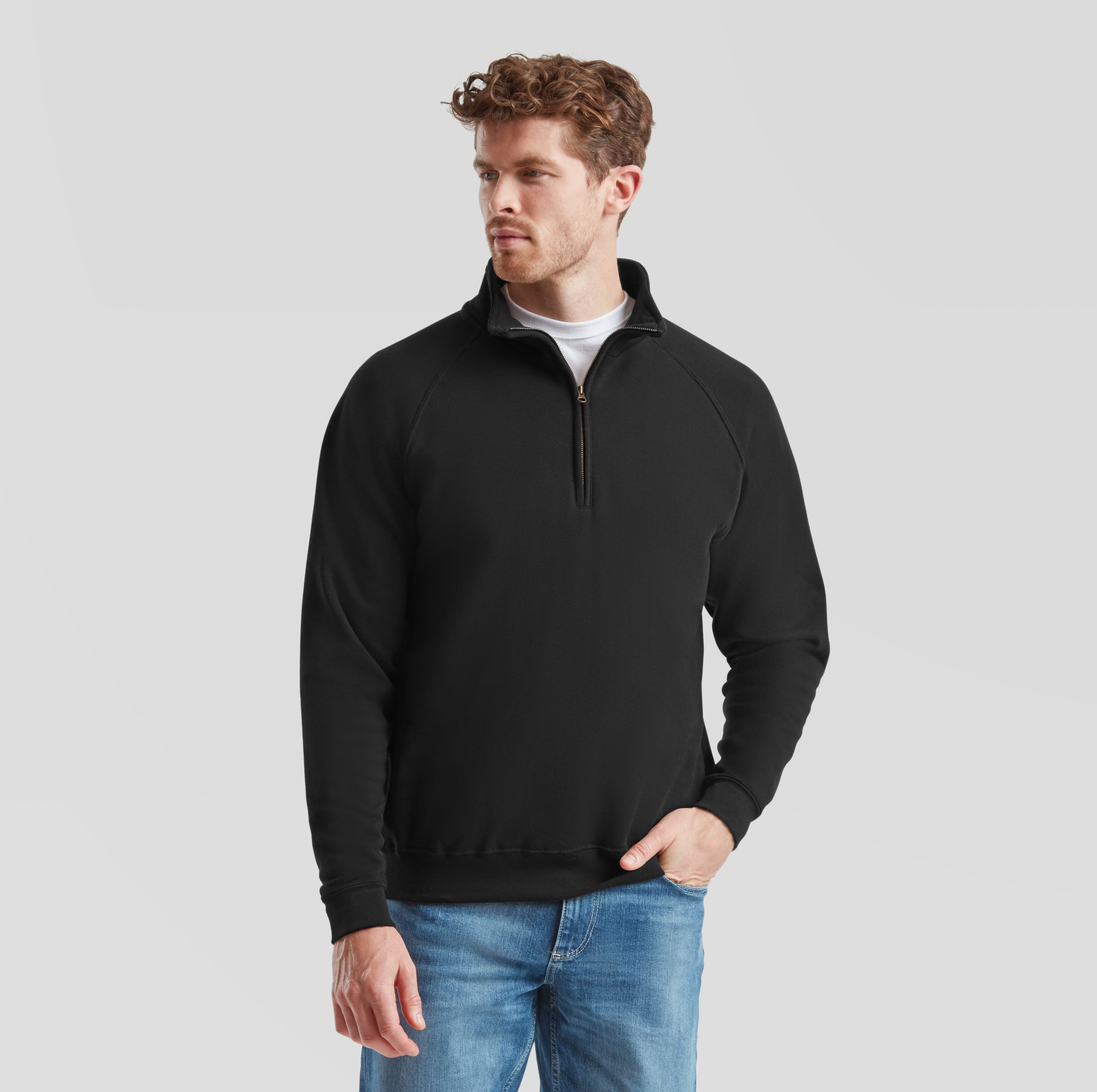 CLASSIC ZIP NECK SWEAT
