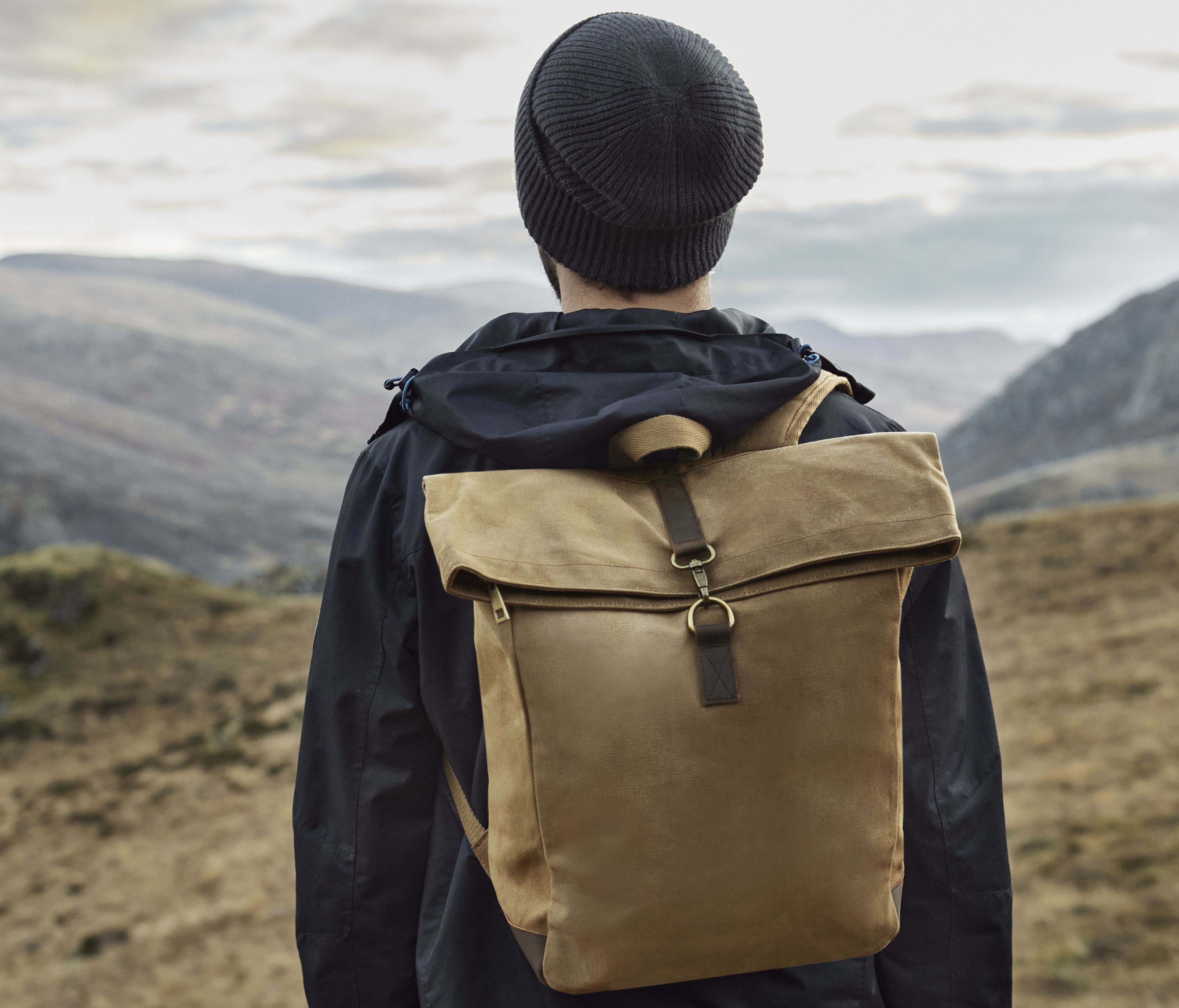 HERITAGE WAXED CANVAS BACKPACK