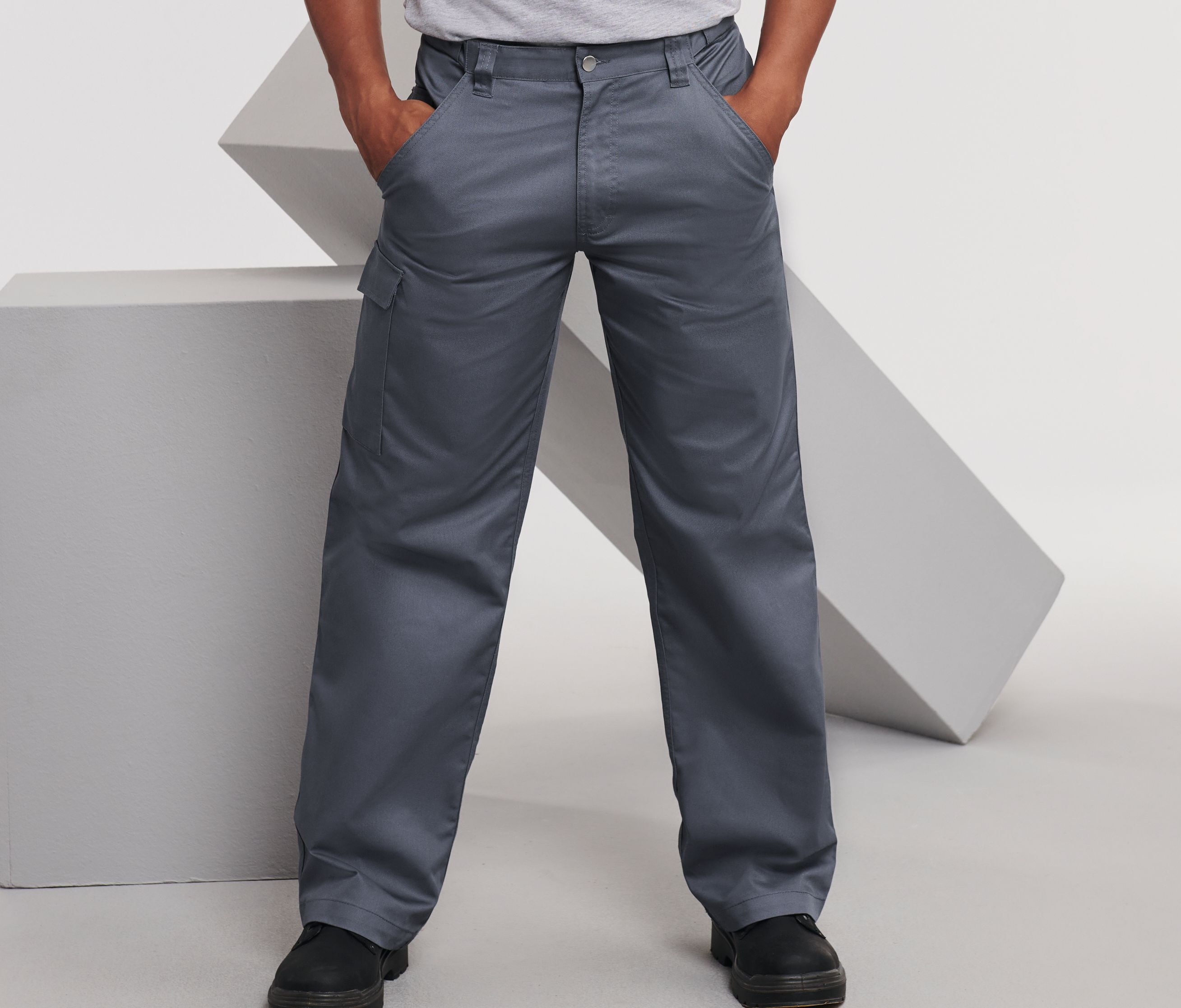 WORKWEAR POLYCOTTON TWILL TROUSERS