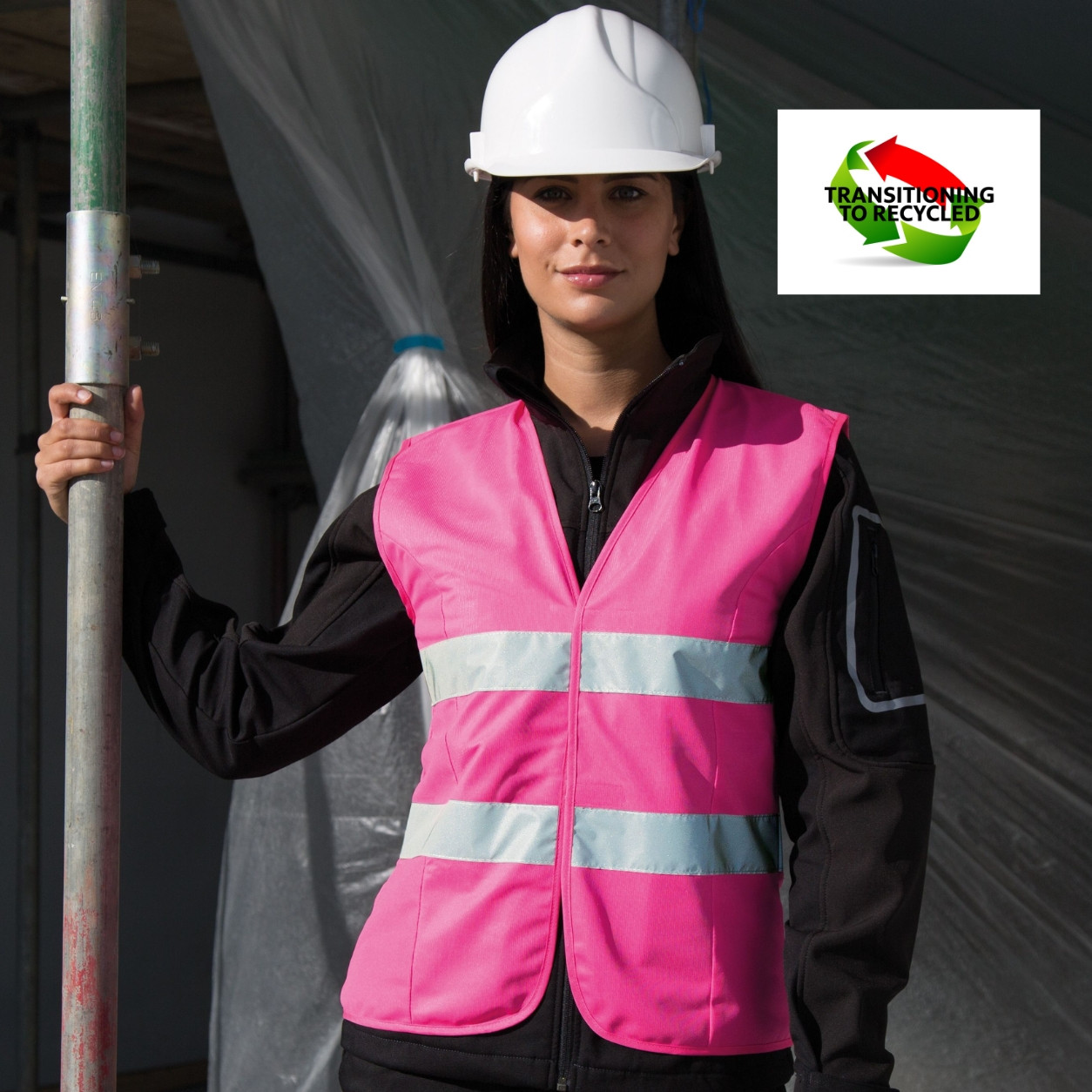 WOMENS ENHANCED VISIBILITY FITTED TABARD