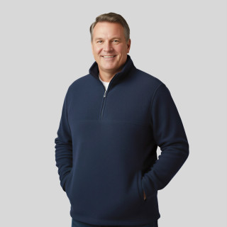 ZIP NECK FLEECE