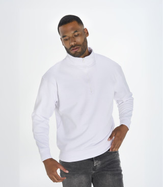 HALF ZIP SWEAT SHIRT