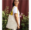 TWILL BAG WITH CONTRAST HANDLES
