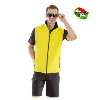 MENS PRINTABLE SOFTSHELL BODYWARMER